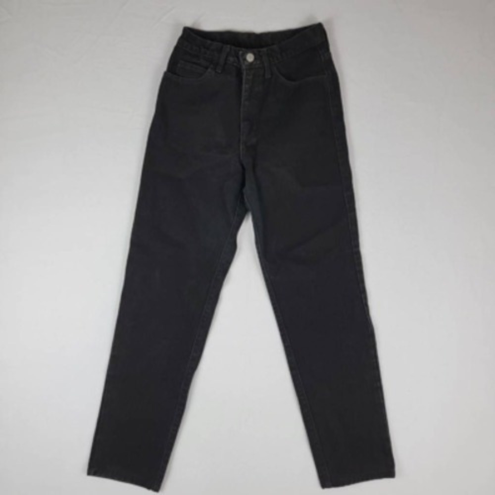 Guess‎ Womens Straight Leg Jeans Black Dark Wash Denim 5 Pocket USA 27